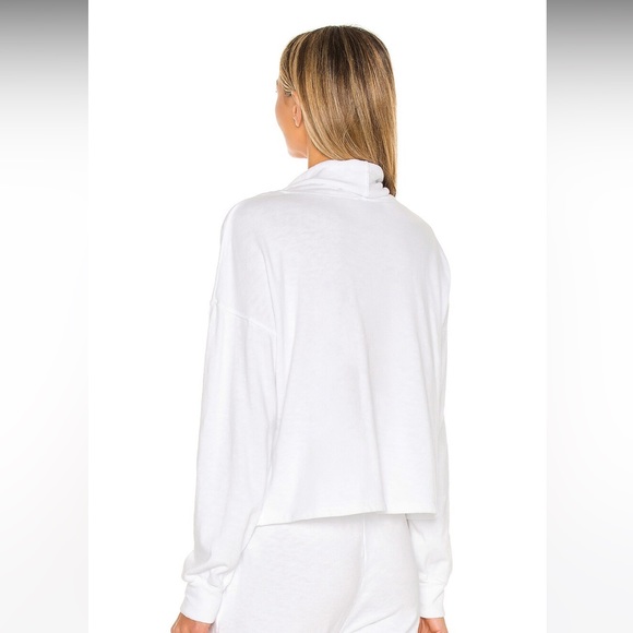 Sustainable Slub Terry Top in White XS - Picture 3 of 4